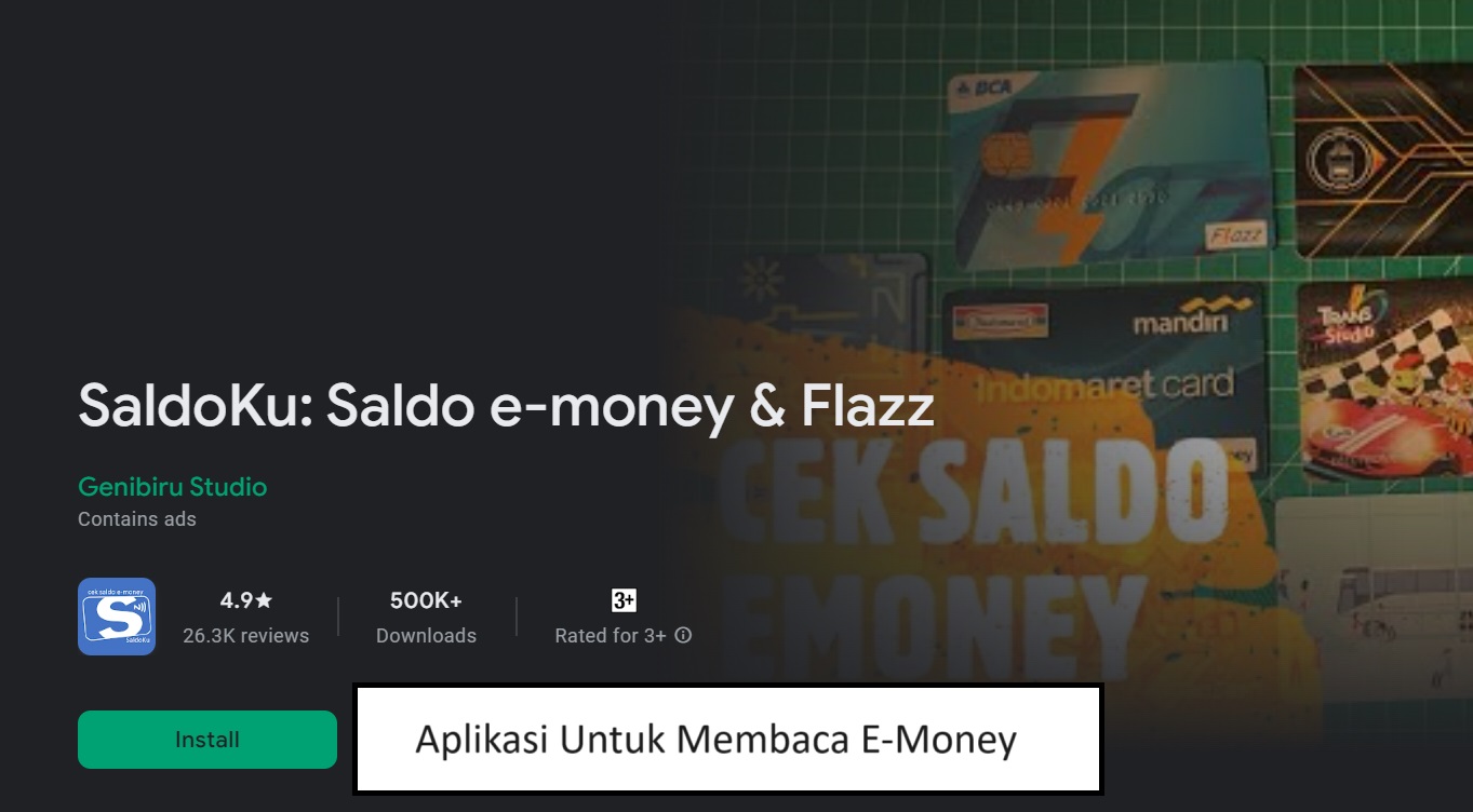 aplikasi baca e money