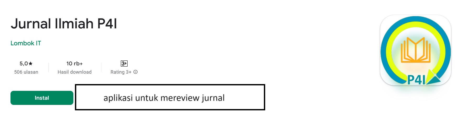 aplikasi untuk mereview jurnal