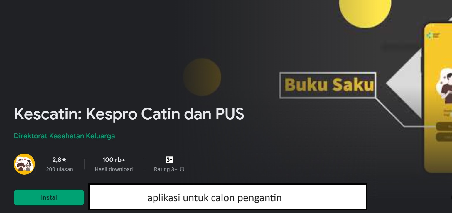 aplikasi untuk calon pengantin