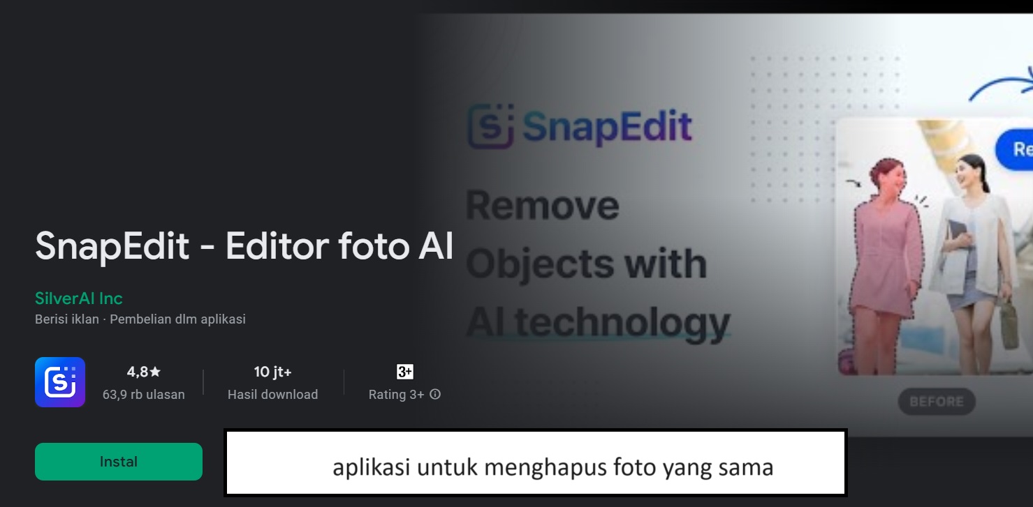 aplikasi untuk menghapus foto yang sama
