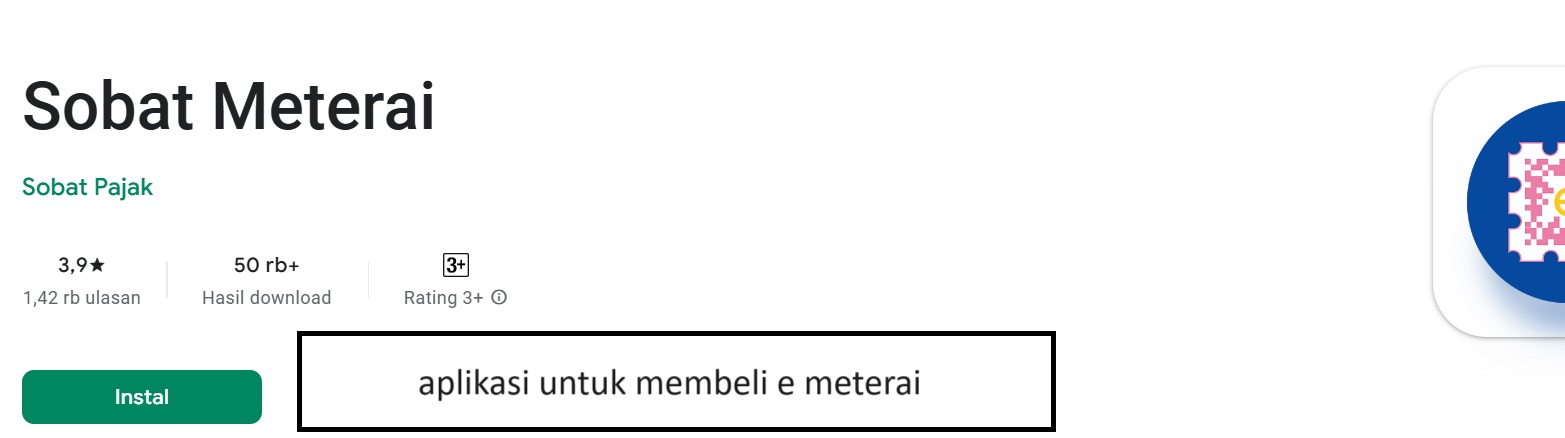 aplikasi untuk membeli e meterai