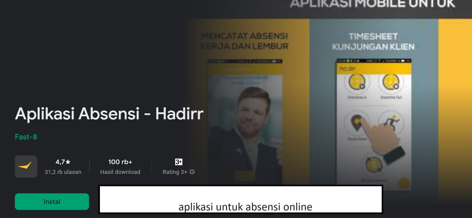 aplikasi untuk absensi online