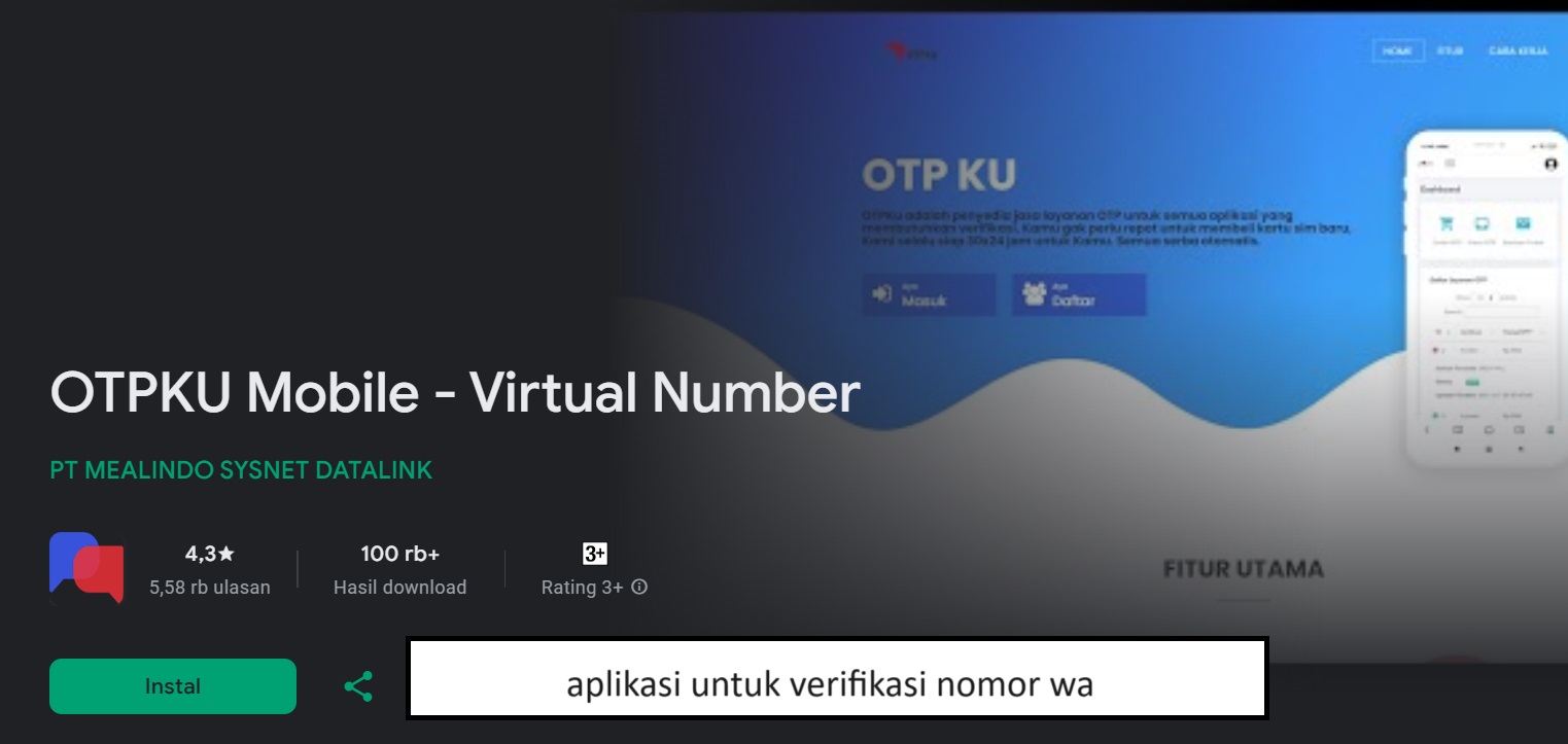 aplikasi untuk verifikasi nomor wa
