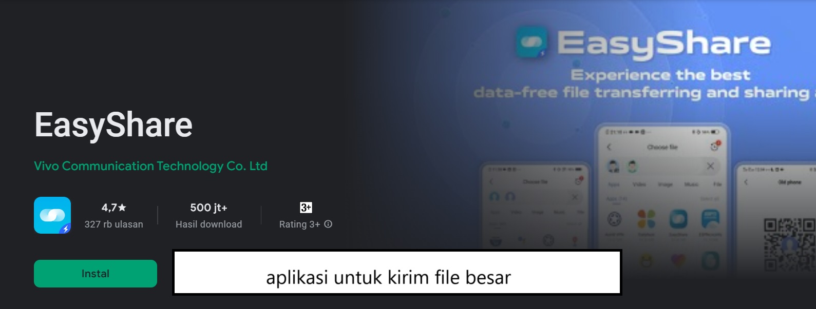 aplikasi untuk kirim file besar