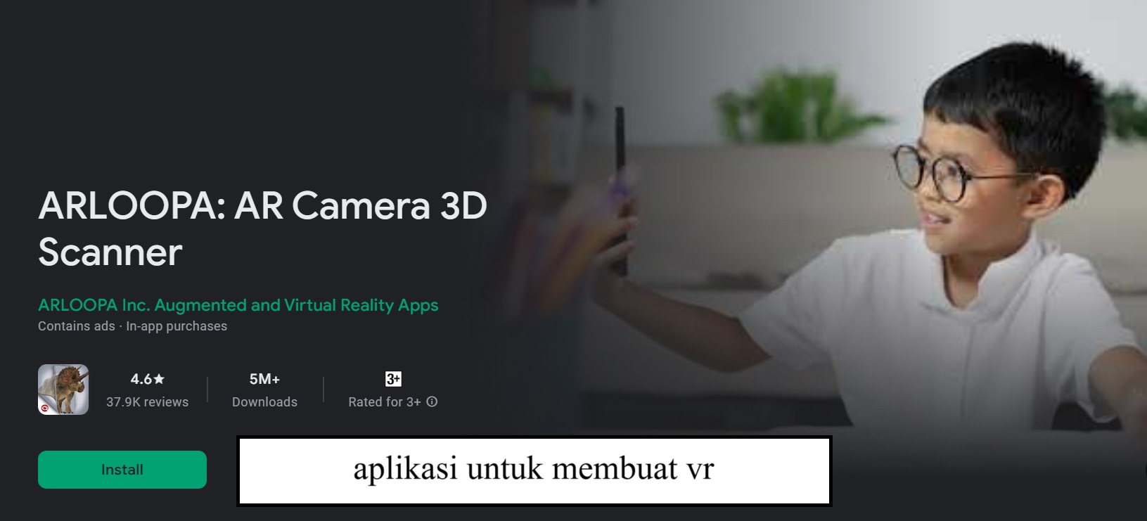 aplikasi untuk membuat vr