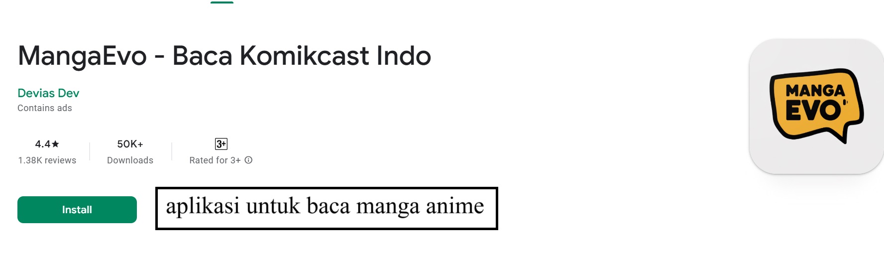 aplikasi untuk baca manga anime