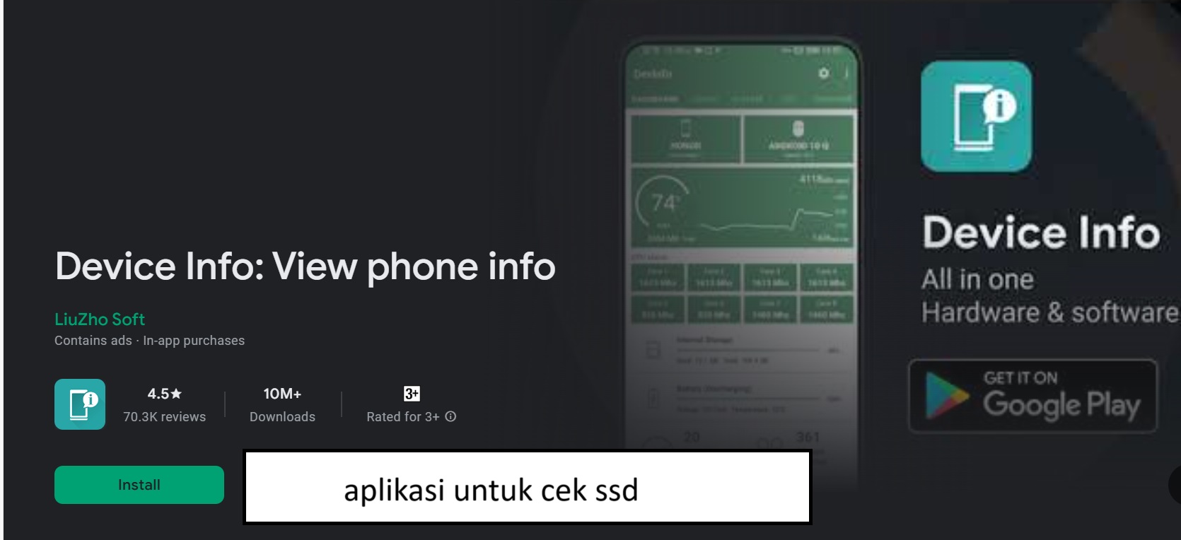 aplikasi untuk cek ssd