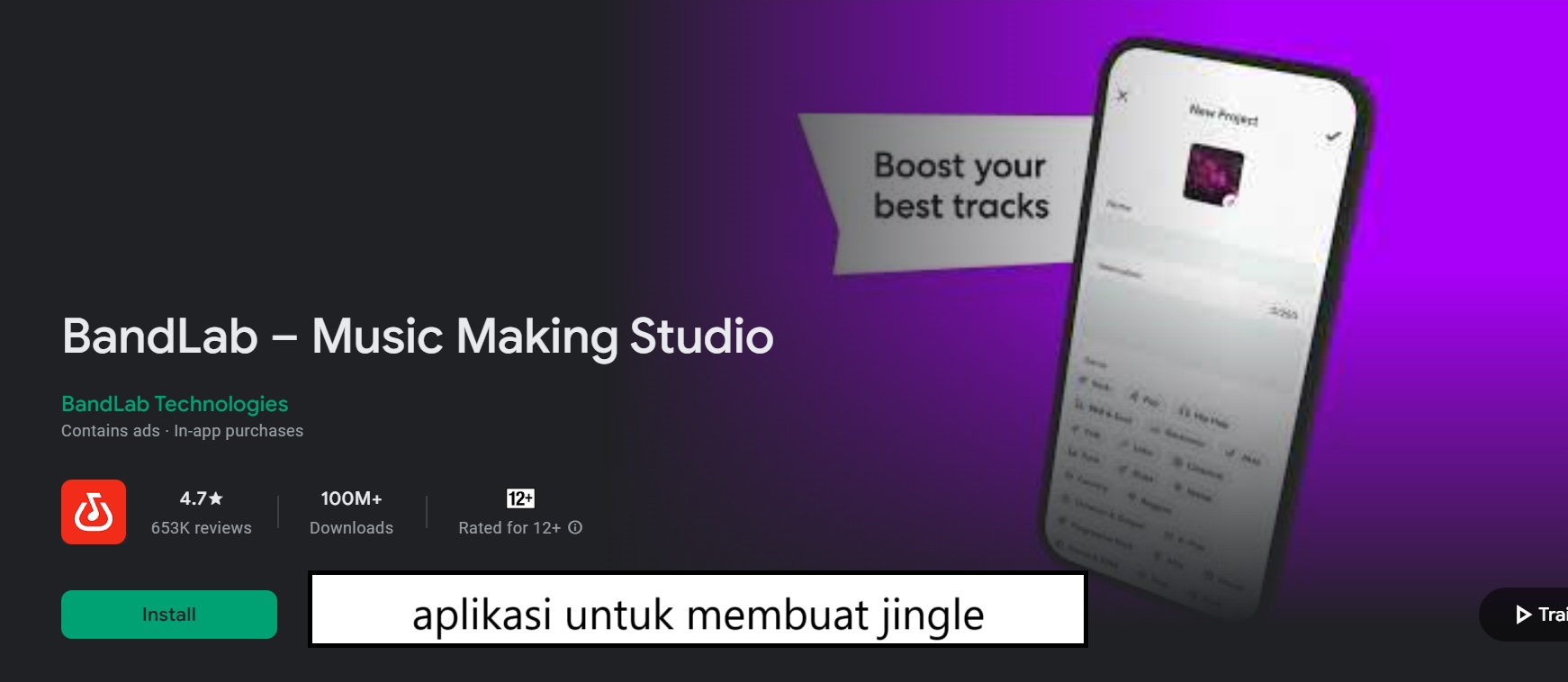 aplikasi untuk membuat jingle