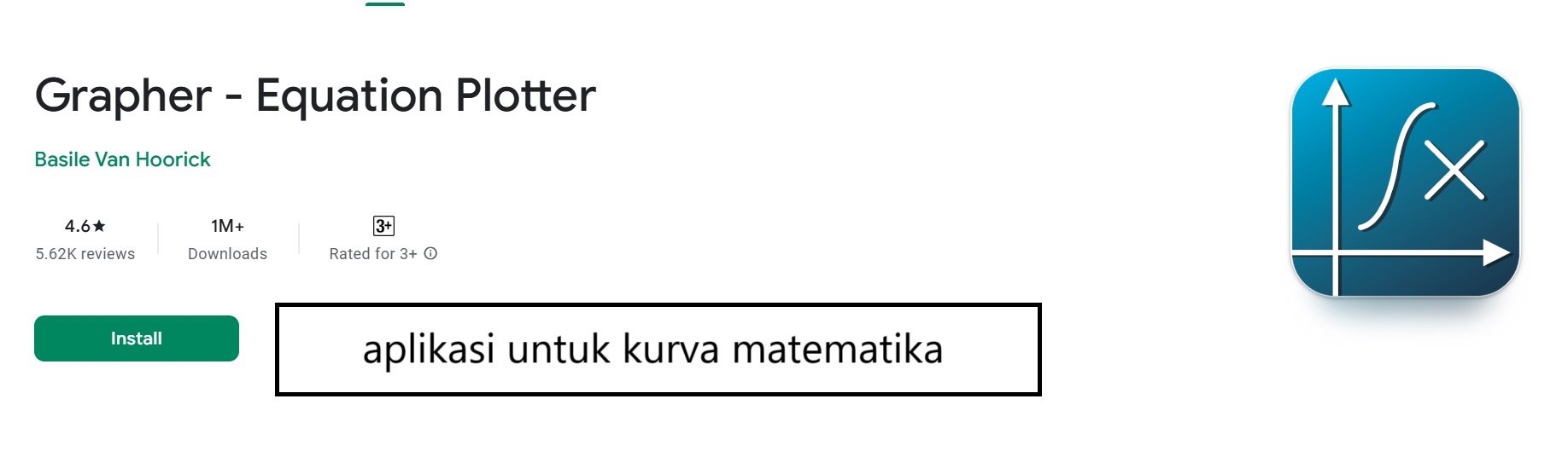 aplikasi untuk kurva matematika