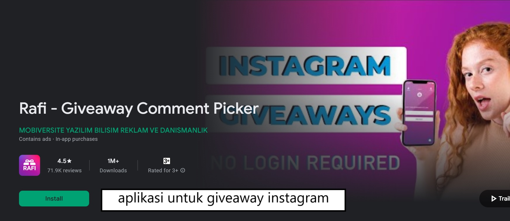 aplikasi untuk giveaway instagram