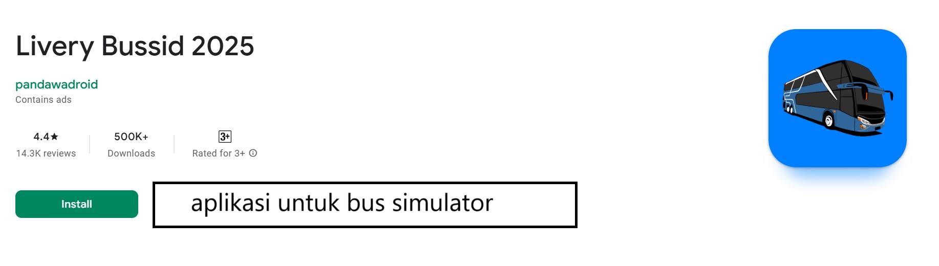 aplikasi untuk bus simulator