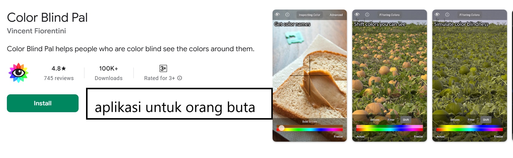 aplikasi untuk orang buta