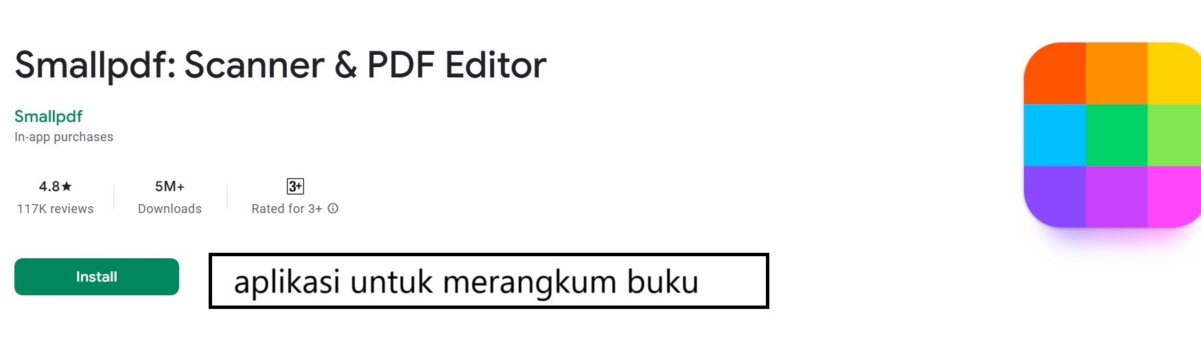 aplikasi untuk merangkum buku